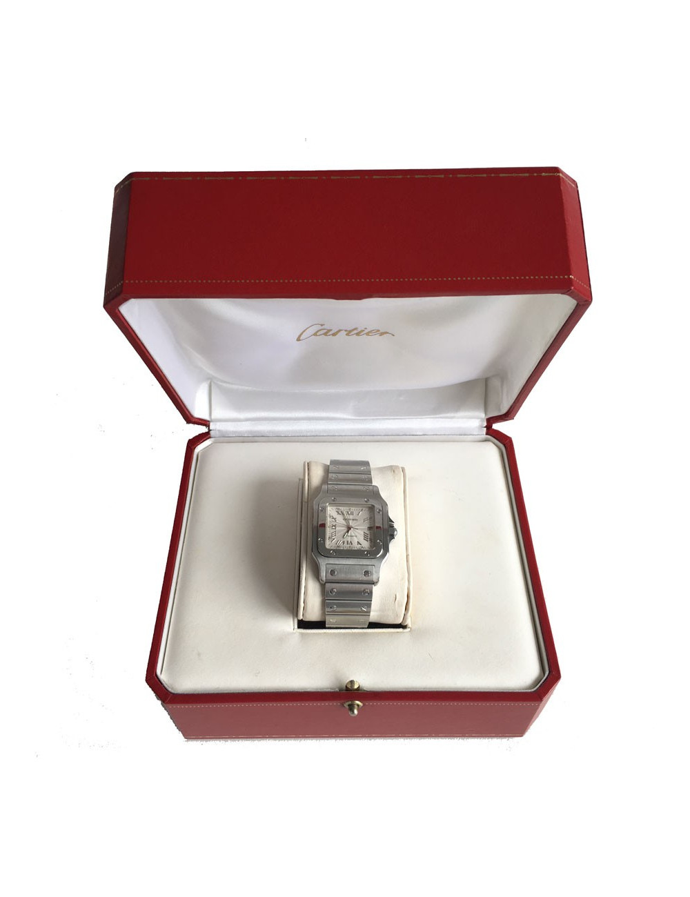 Montre "Santos" CARTIER automatic en acier