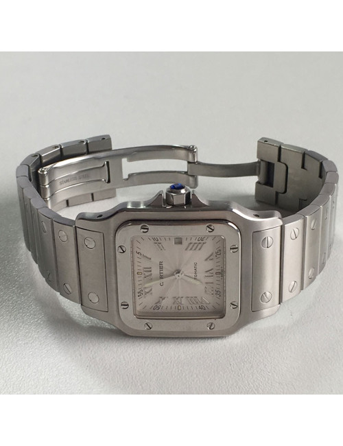 Montre "Santos" CARTIER automatic en acier