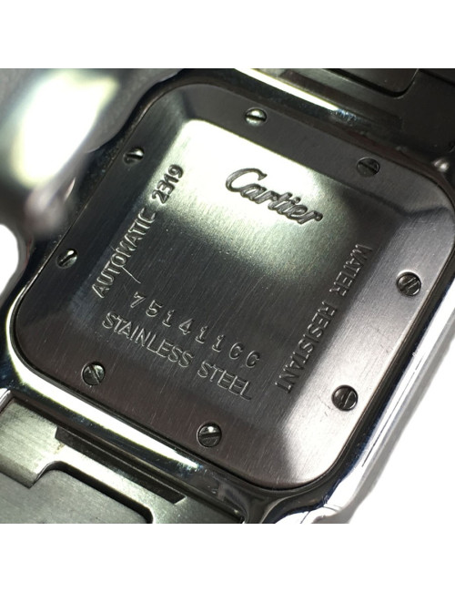 Montre "Santos" CARTIER automatic en acier