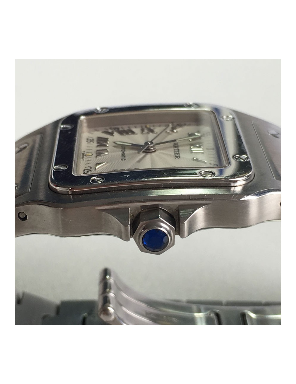 Montre "Santos" CARTIER automatic en acier