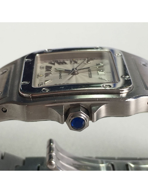 Montre "Santos" CARTIER automatic en acier