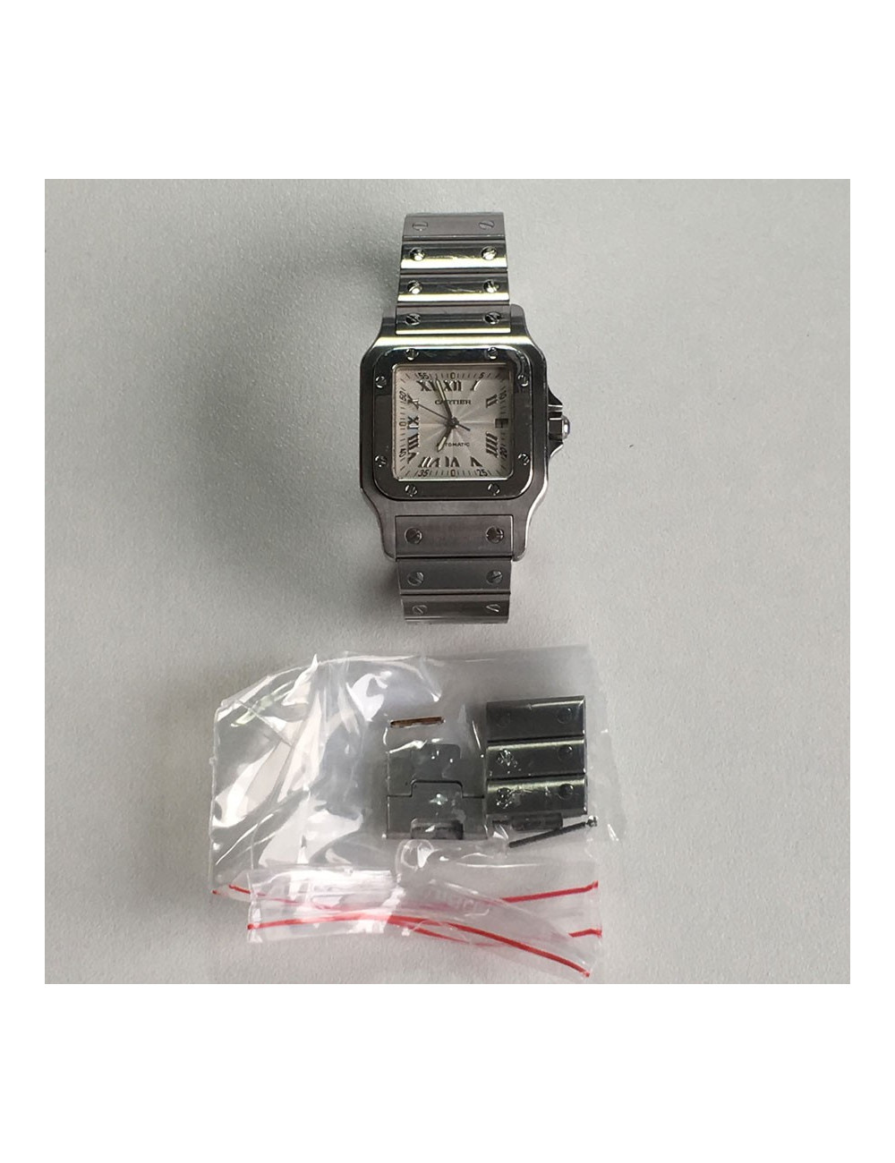 Montre "Santos" CARTIER automatic en acier