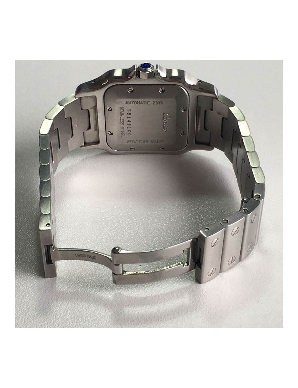 Montre "Santos" CARTIER automatic en acier