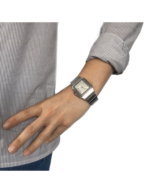 Montre "Santos" CARTIER automatic en acier