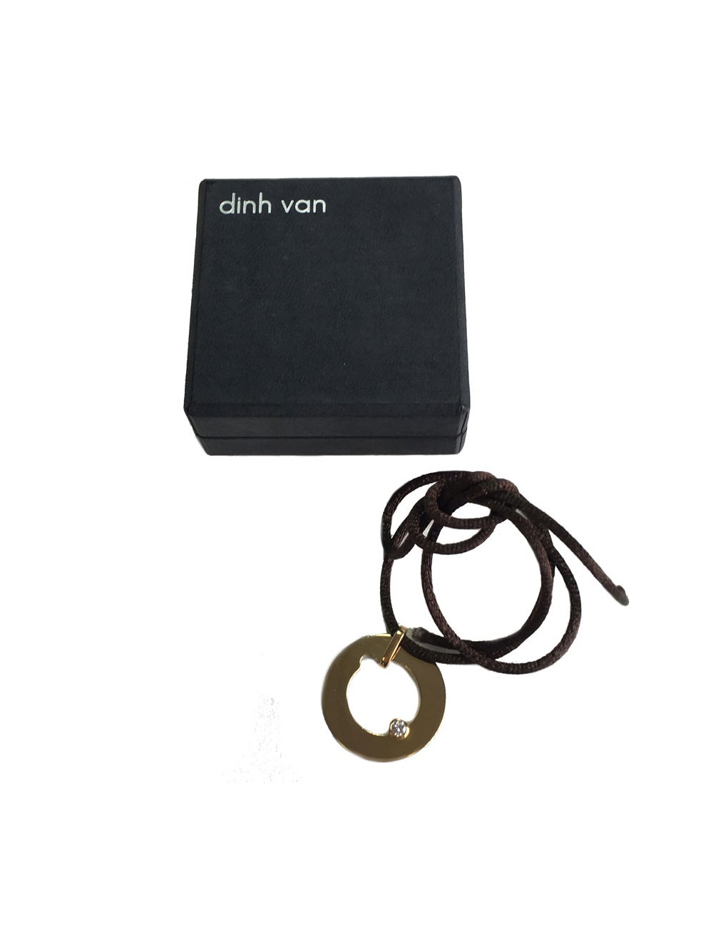 Collier DINH VAN "cible" en or et diamant