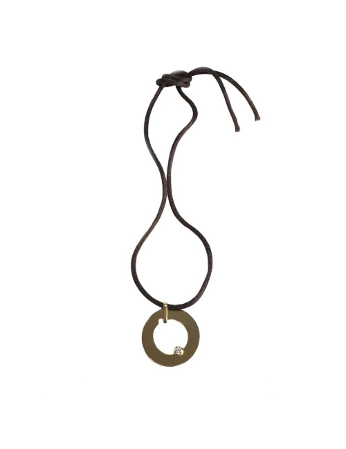 Collier DINH VAN "cible" en or et diamant