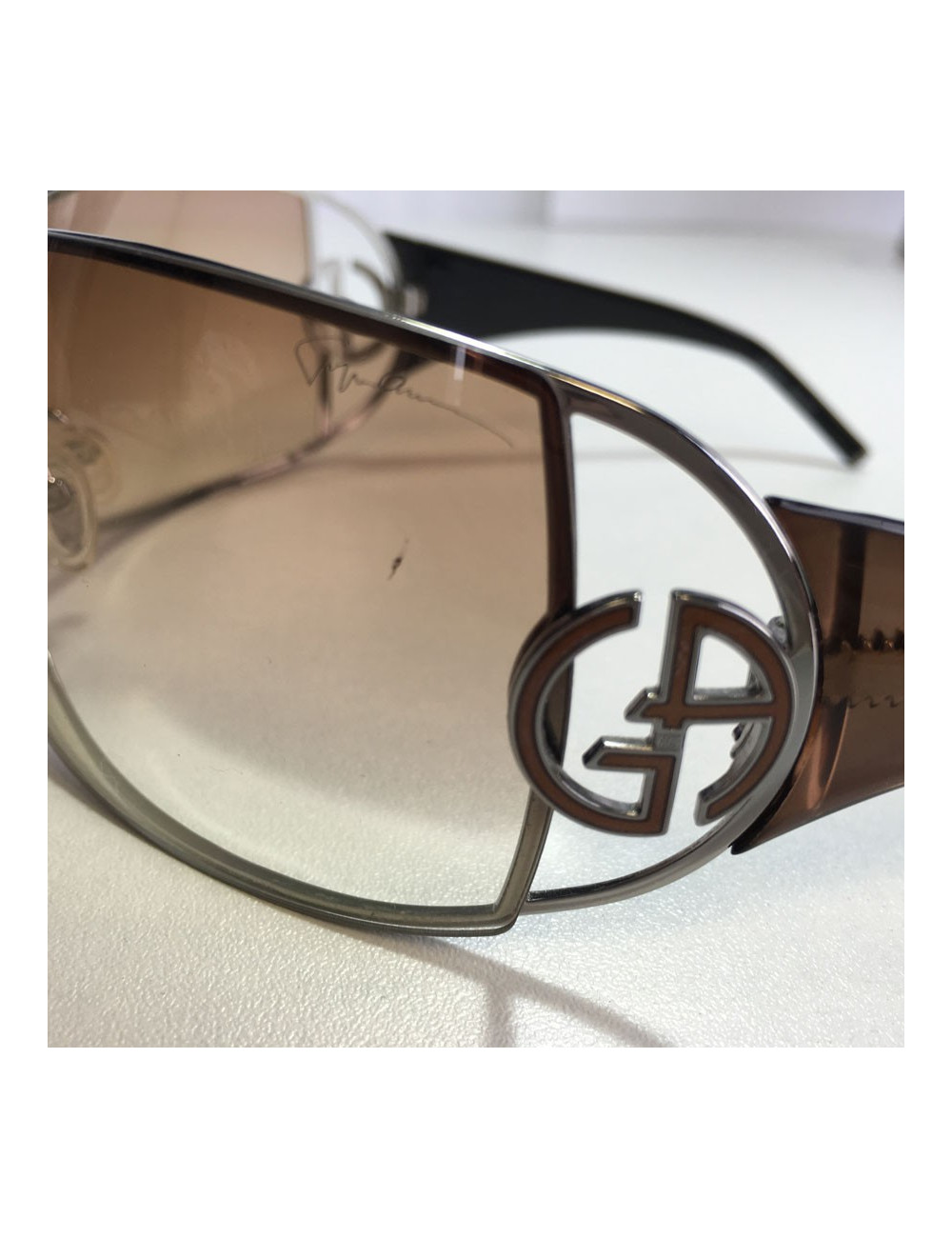 GIORGIO ARMANI sunglasses in metal