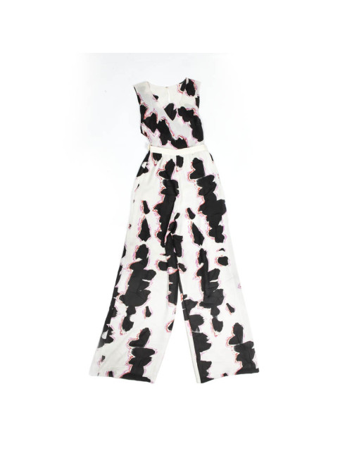 Ensemble CHANEL pantalon et top en soie