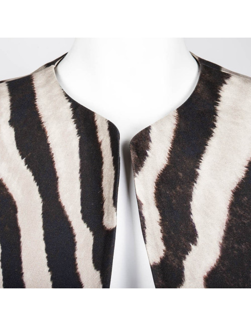 Veste GIAMBATISTA VALLI motifs zebrés