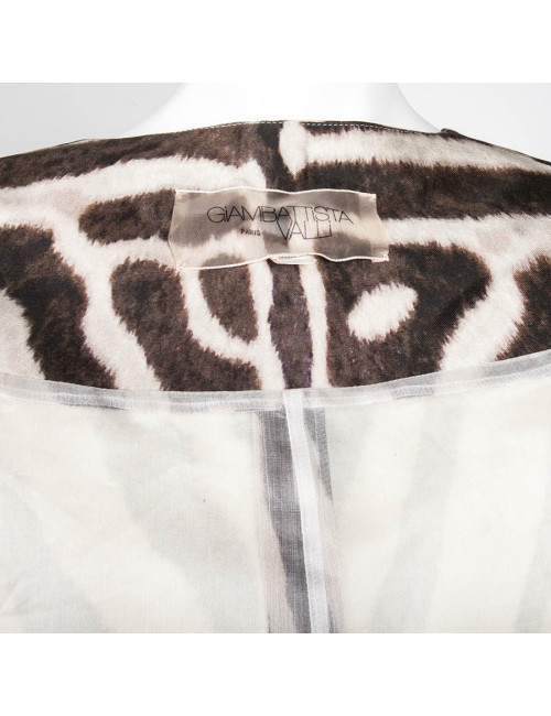 Veste GIAMBATISTA VALLI motifs zebrés