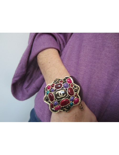  Manchette Couture en pâte de verre CHANEL