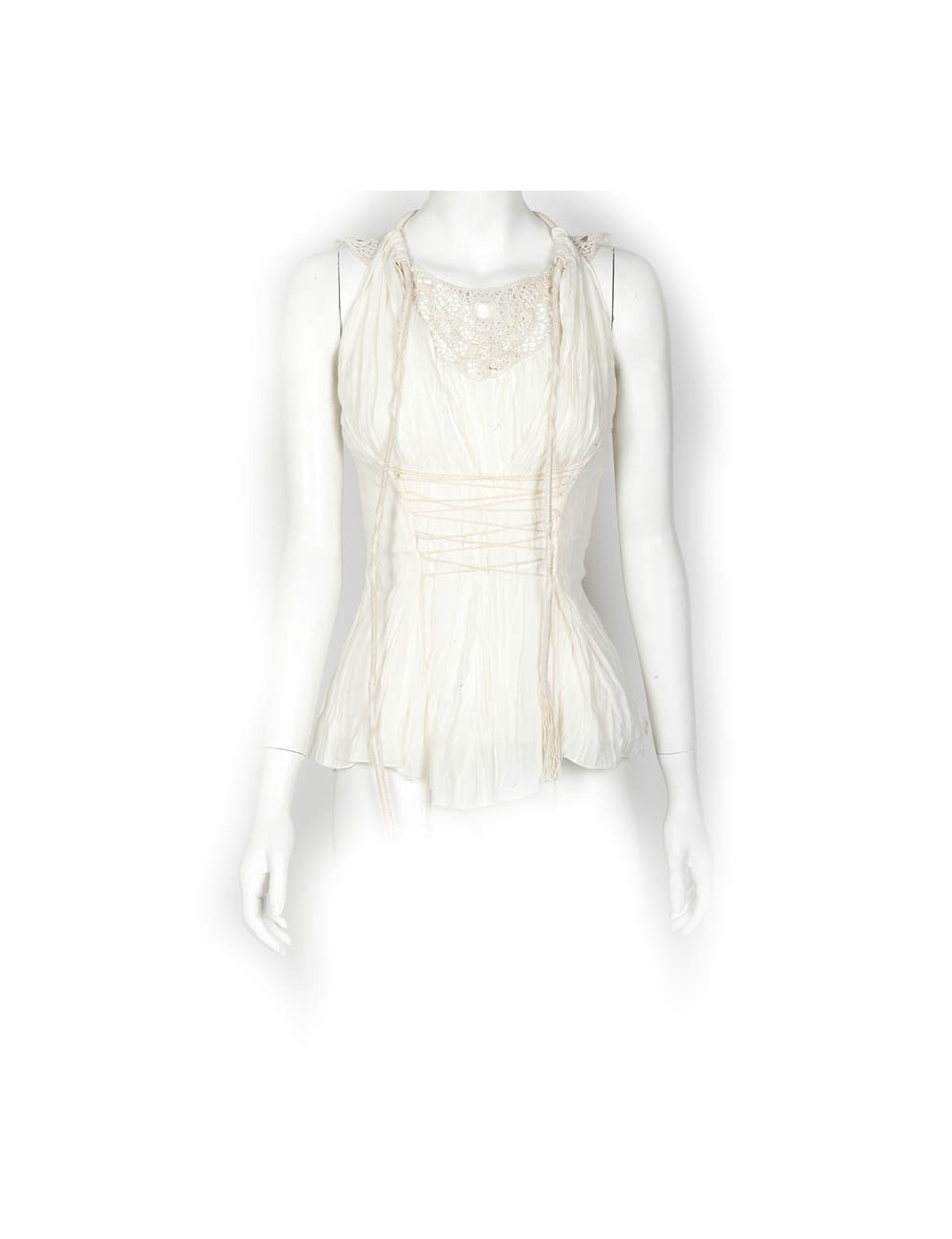 Top GIVENCHY blanc cassé