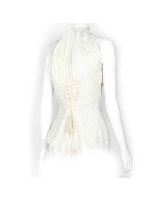 Top GIVENCHY blanc cassé