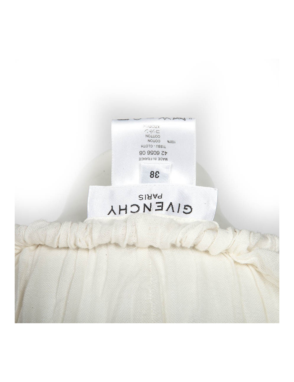 Top GIVENCHY blanc cassé