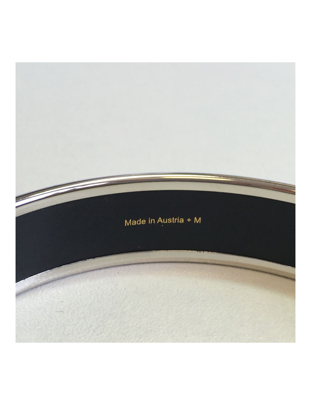 HERMES medium "Carriage" in enamel aquamarine bracelet