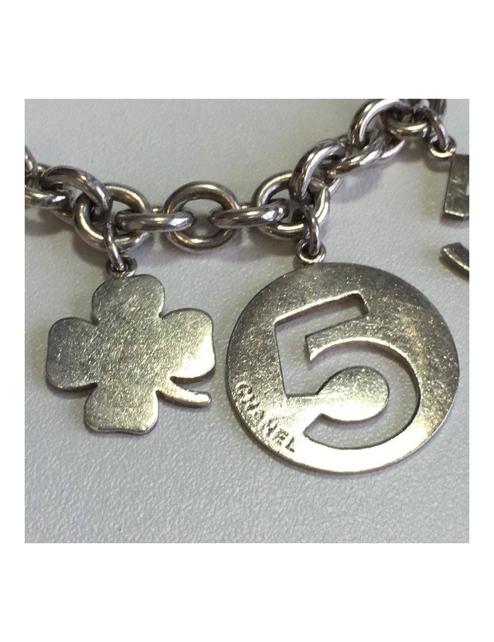 Symbols CHANEL silver bracelet