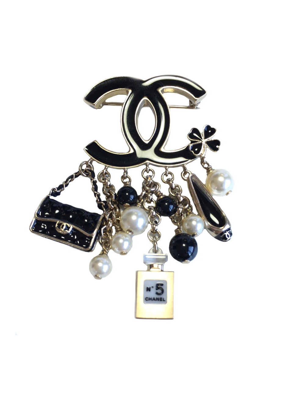 Broche breloques CHANEL