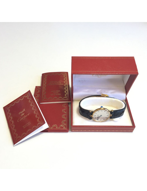 Montre CARTIER Must de Cartier  ronde vermeil