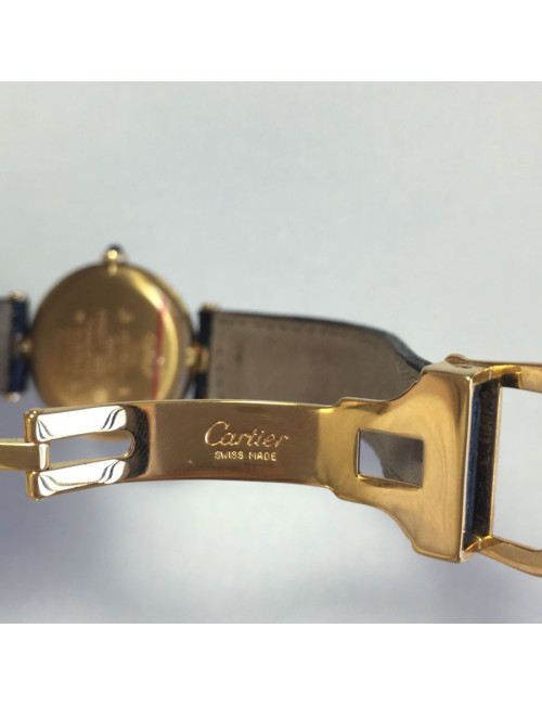 Montre CARTIER Must de Cartier  ronde vermeil