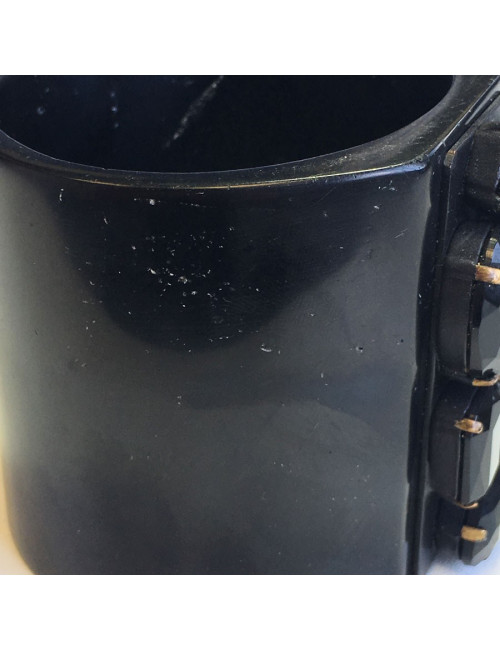 MARNI blackened wood cuff