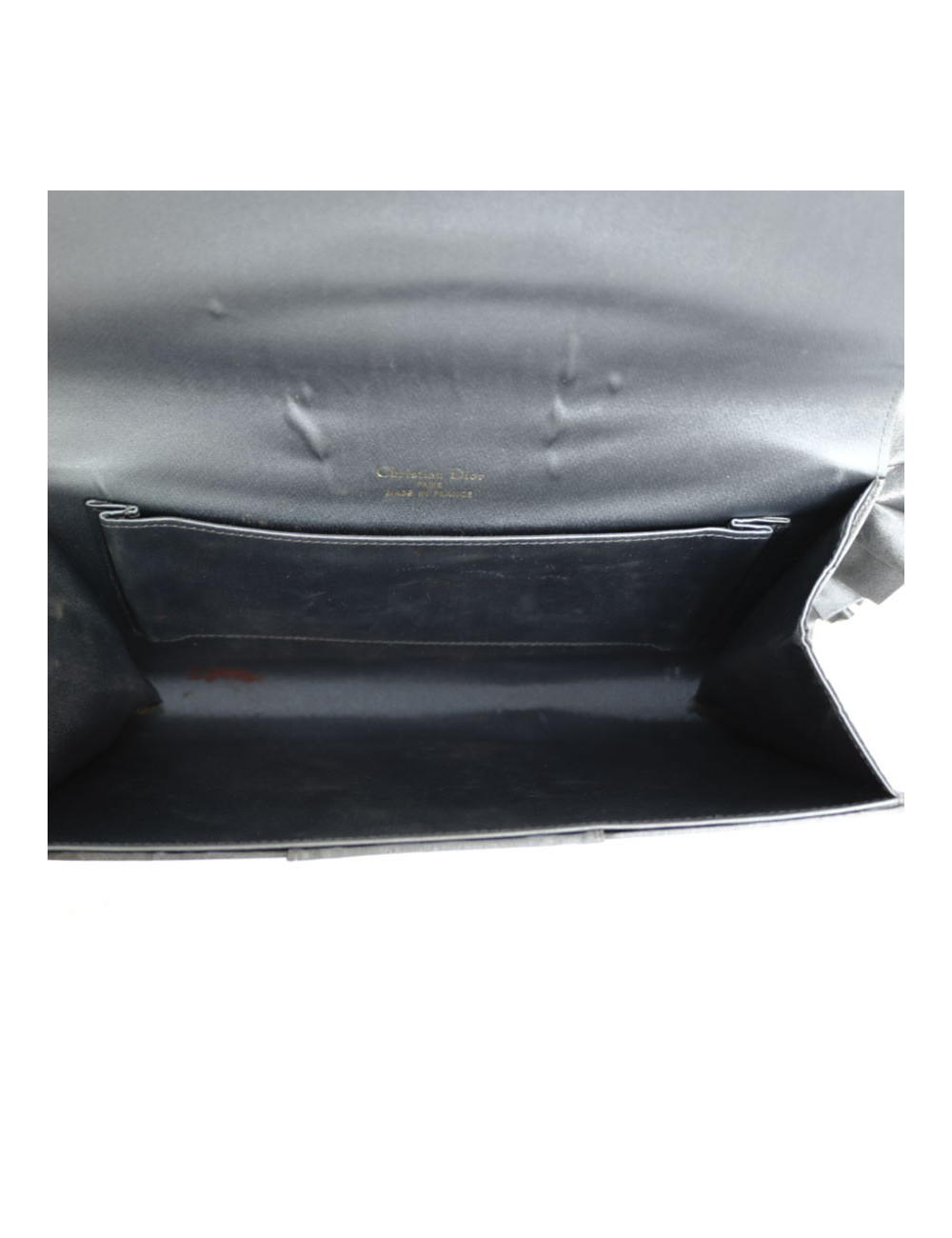 Pochette du soir DIOR satin gris