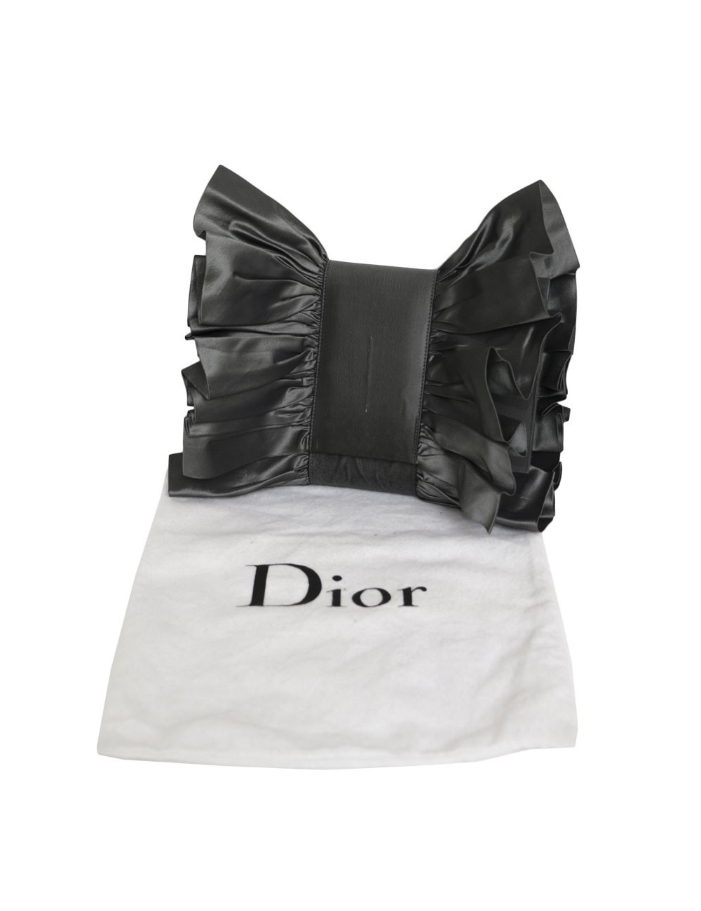 Pochette du soir DIOR satin gris