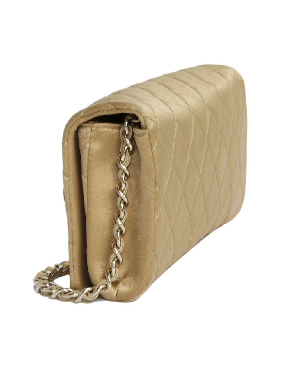 CHANEL Couture Evening Bag in Coppered Silk Satin