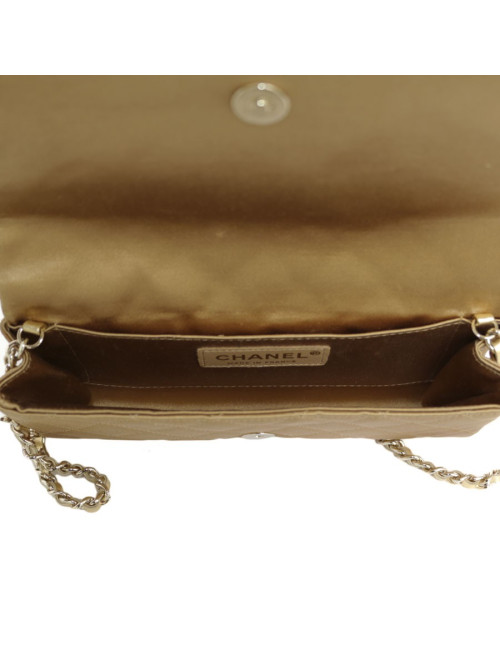 CHANEL Couture Evening Bag in Coppered Silk Satin