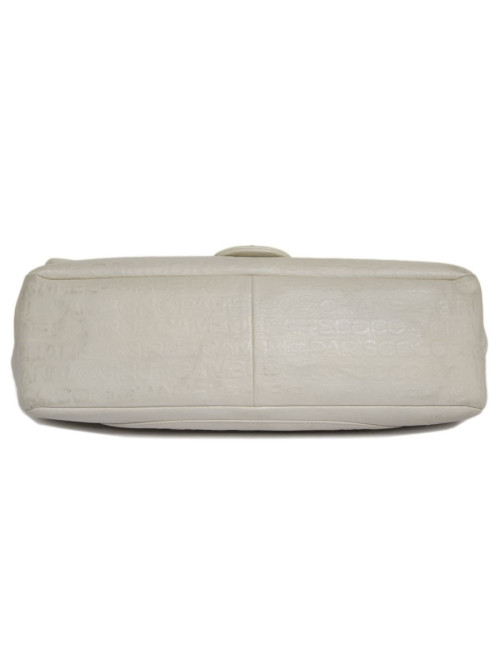 CHANEL 2.55 double flap bag in cream leather