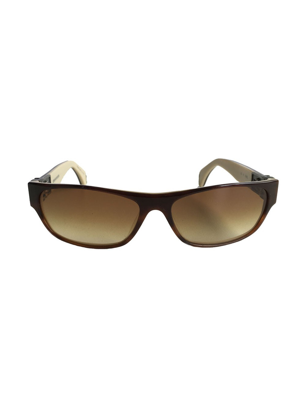 Lunettes de soleil CHROME HEARTS en plexi marron et beige