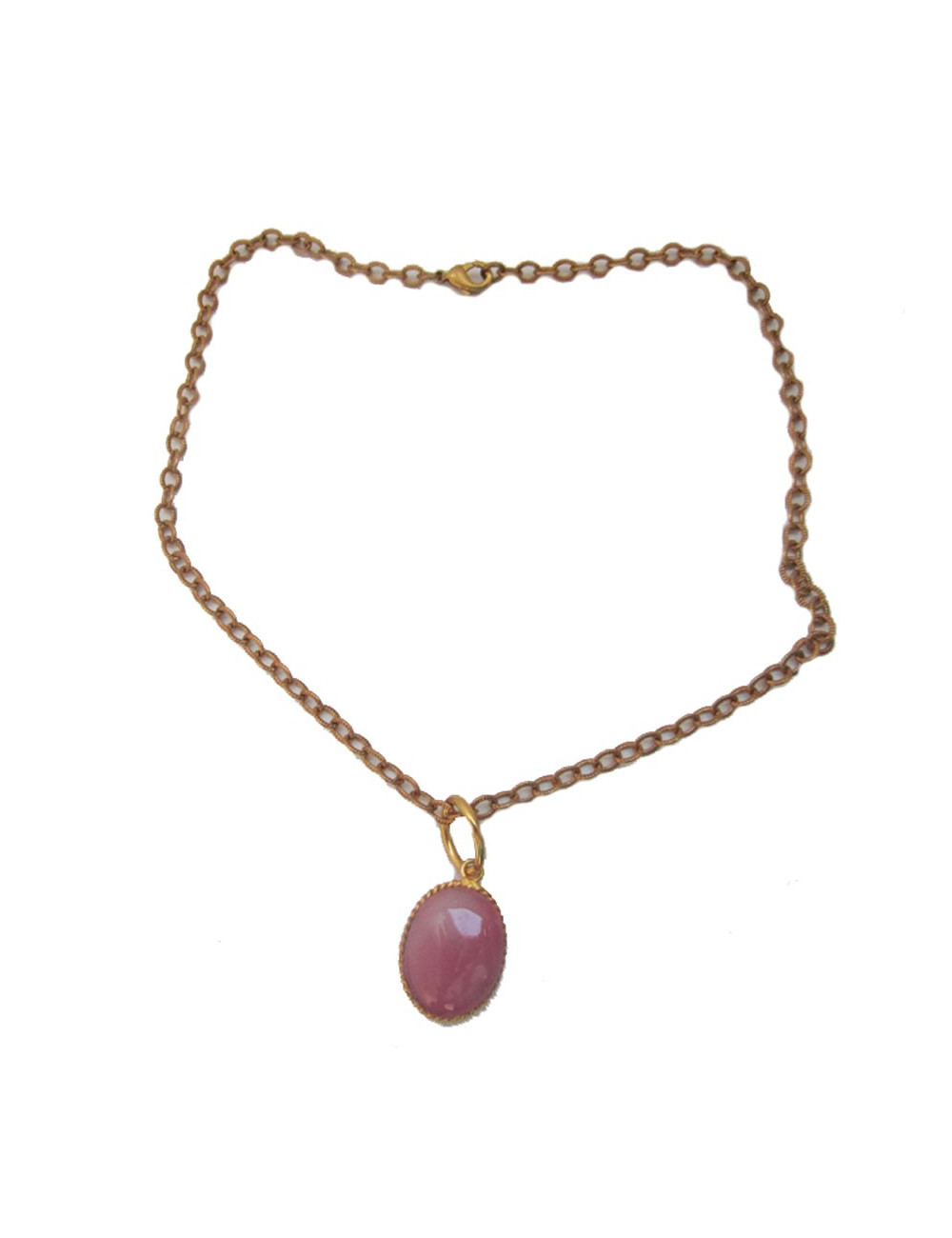 Collier pendentif rose MARGUERITE DE VALOIS