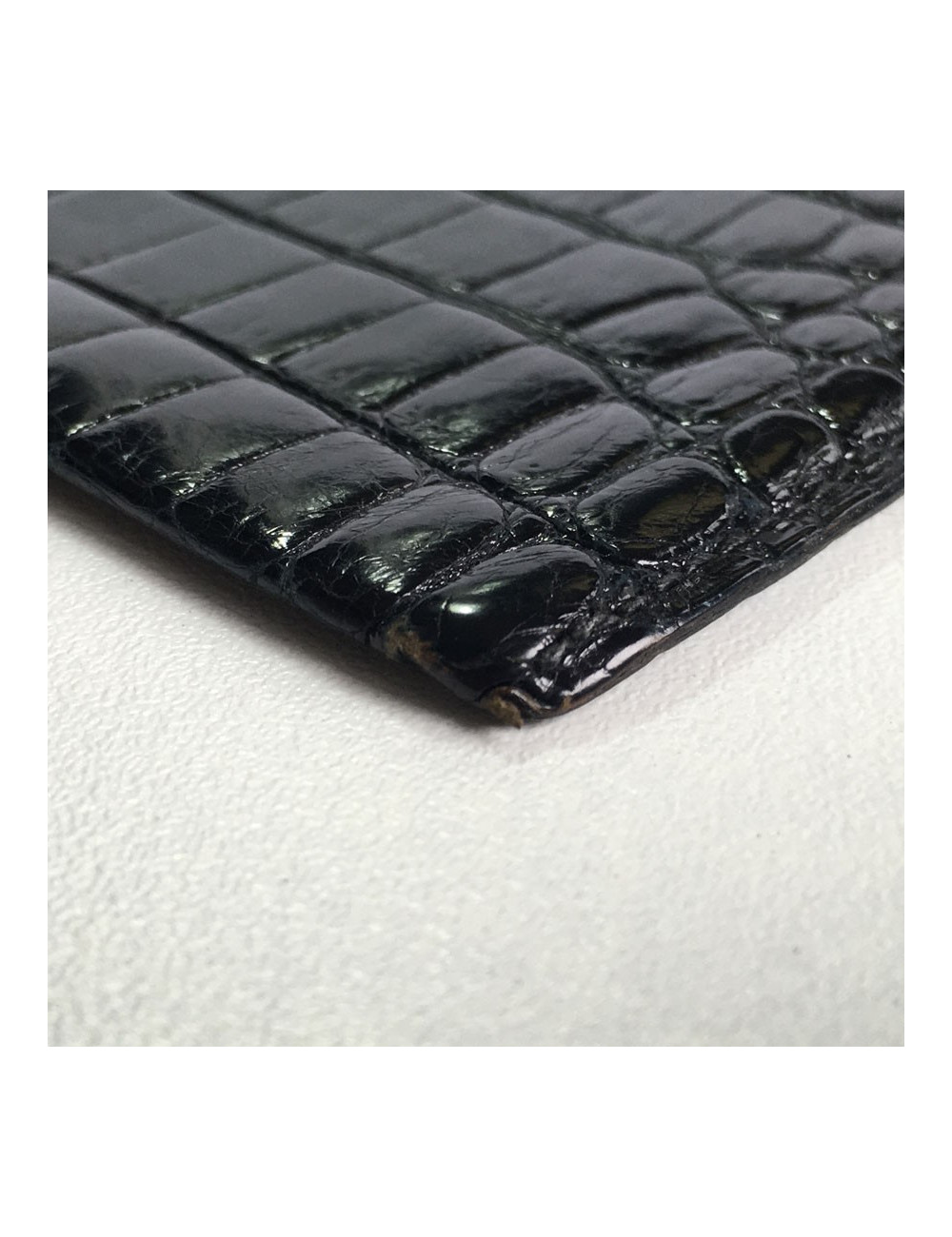 Porte-carte MORABITO en crocodile et or