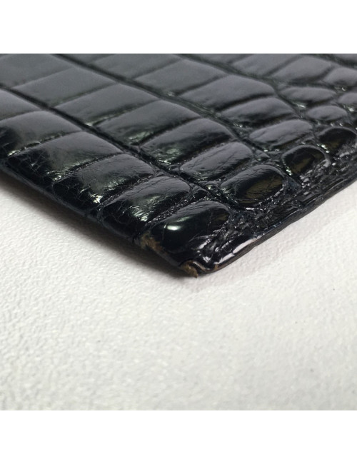 Porte-carte MORABITO en crocodile et or