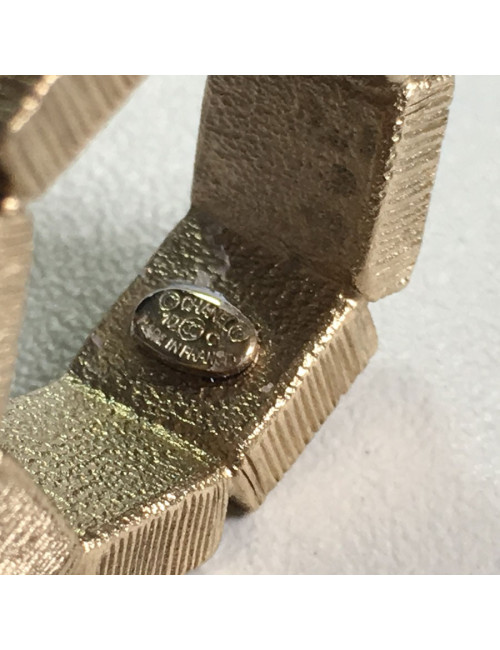 Ring CHANEL metal color pale gold and Pearly Pearl T53