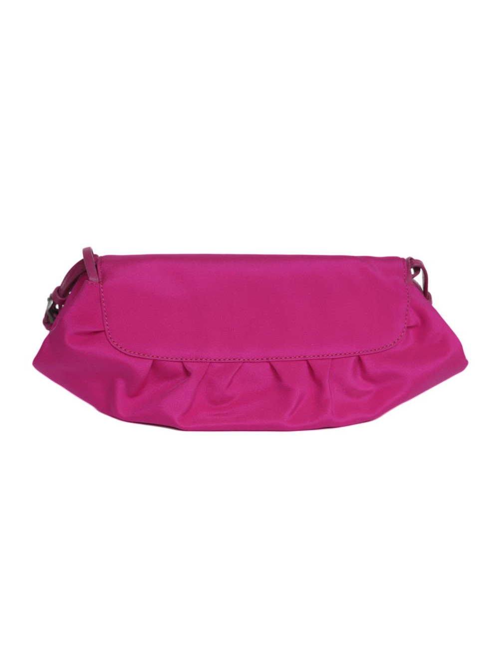 JIMMY CHOO mini bag in magenta Silk Satin