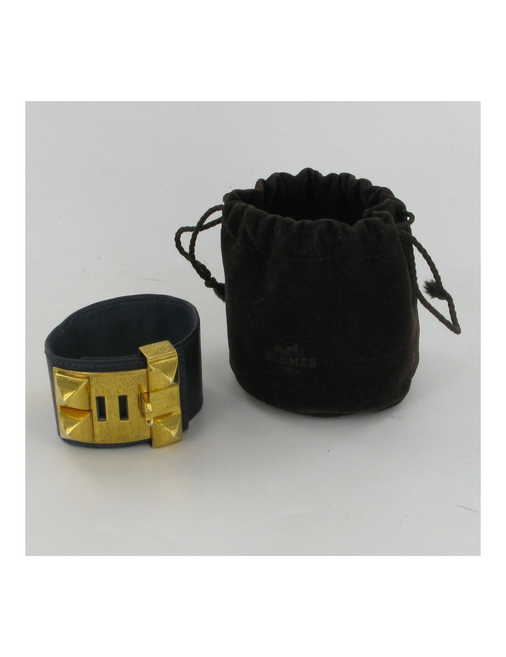 Manchette collier de chien vintage HERMES