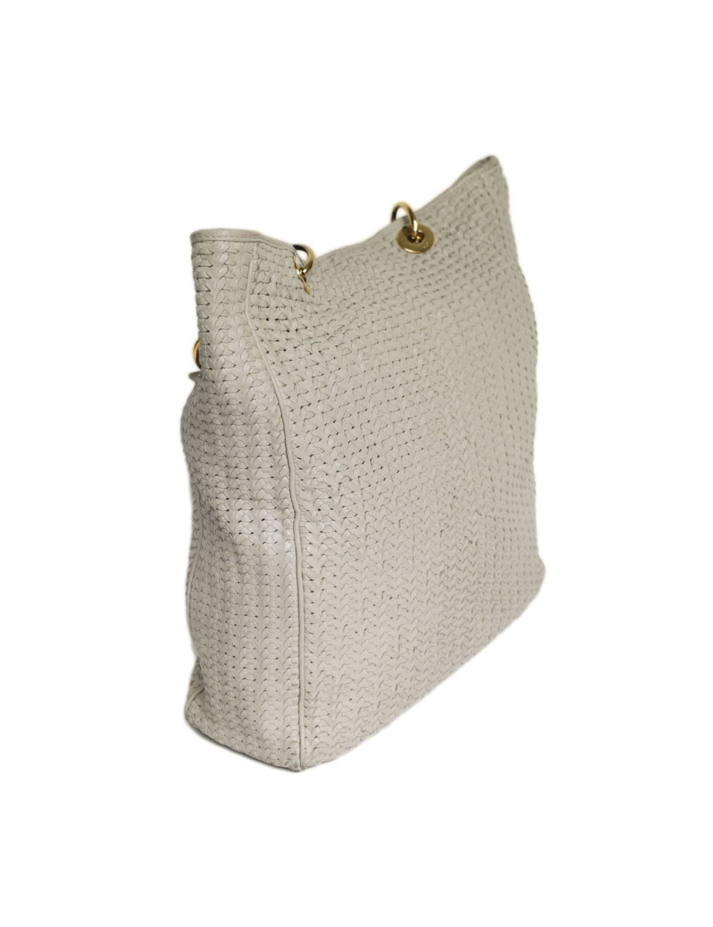 Sac cabas CHRISTIAN DIOR cuir tressé