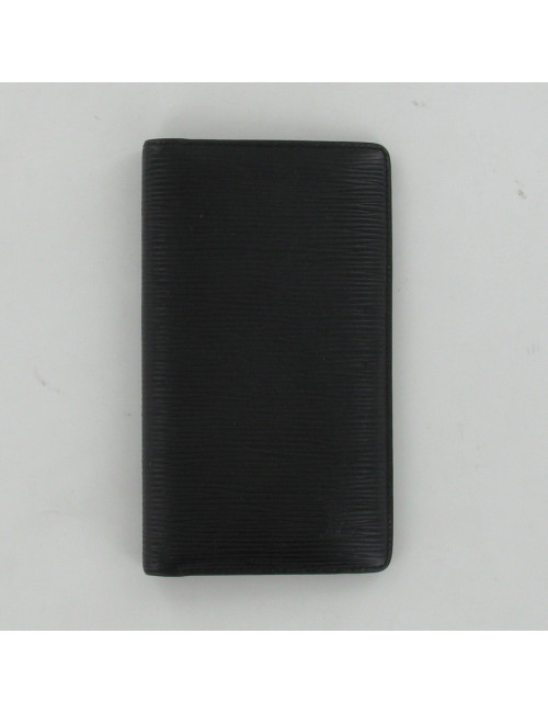 Portefeuille en cuir noir LOUIS VUITTON