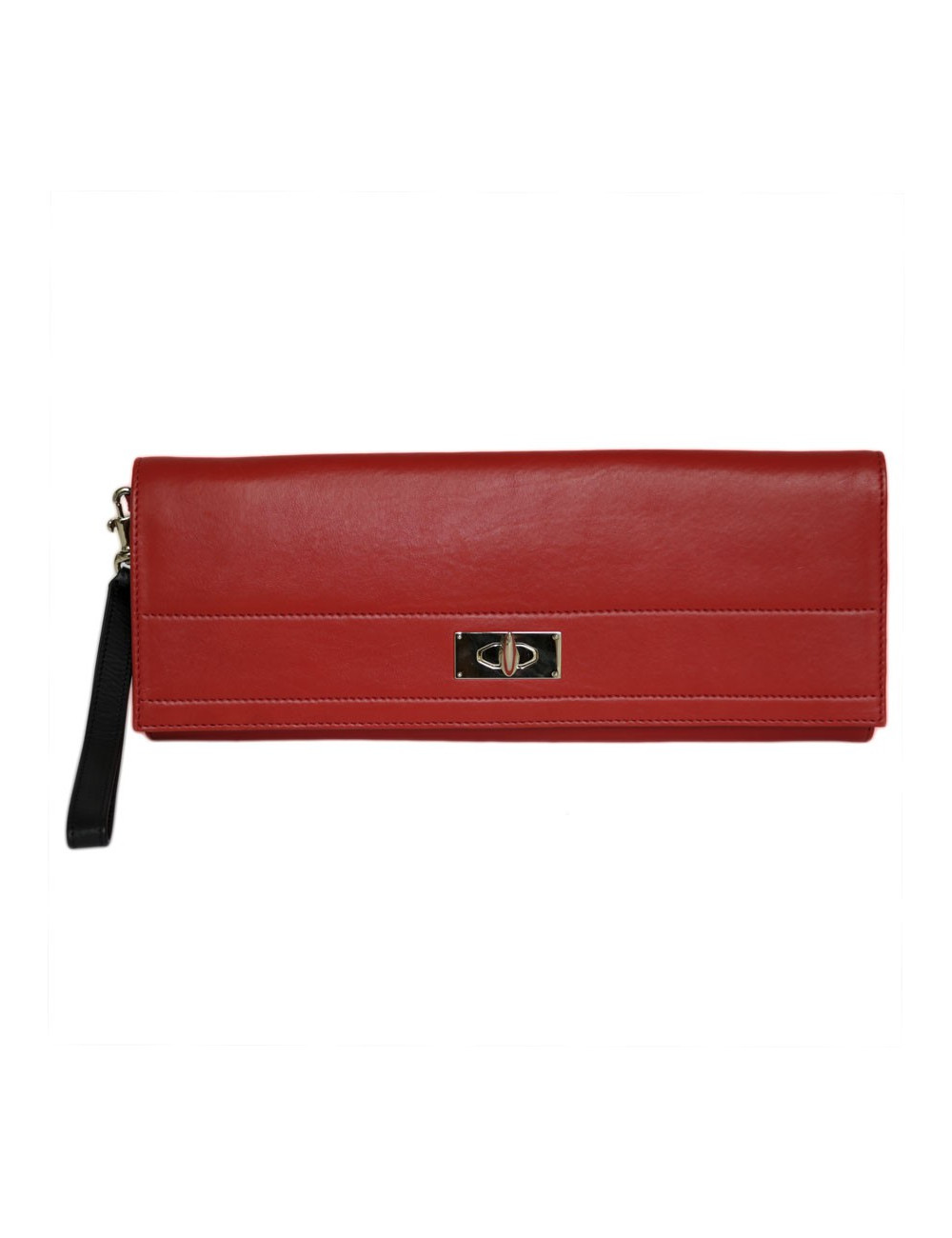 Pochette GIVENCHY cuir rouge