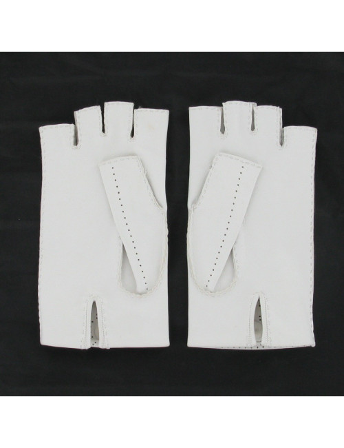 Mitaines en agneau perforé HERMES