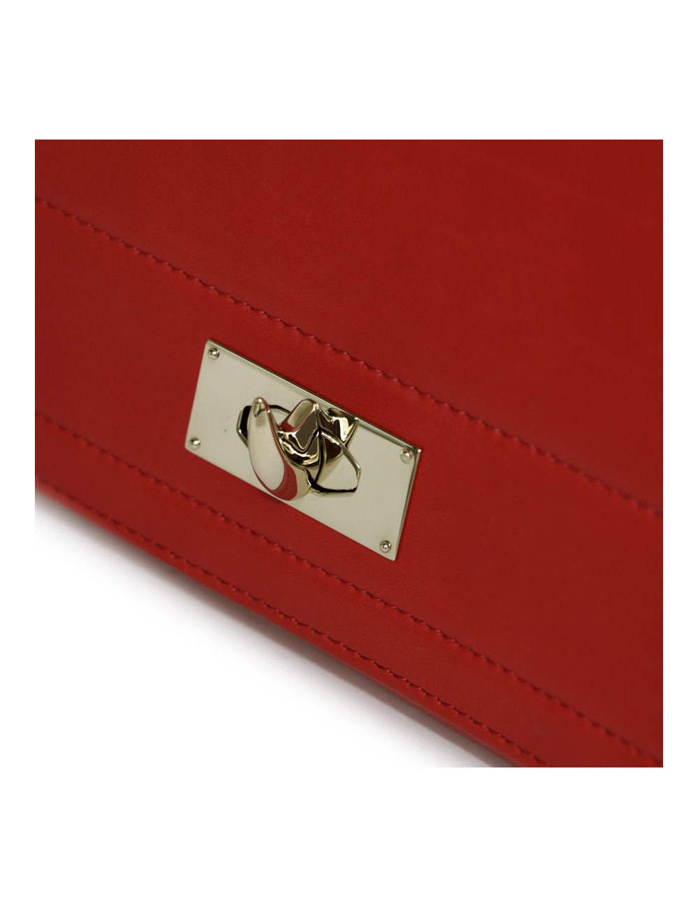 GIVENCHY red leather pouch