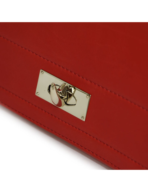 Pochette GIVENCHY cuir rouge
