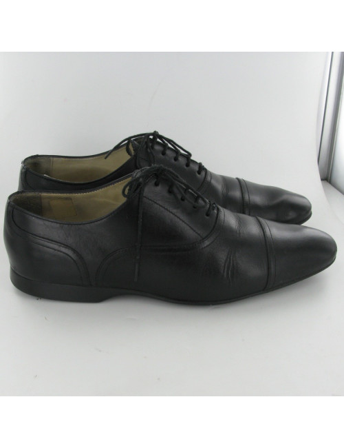 Derbys en cuir noir PAUL SMITH