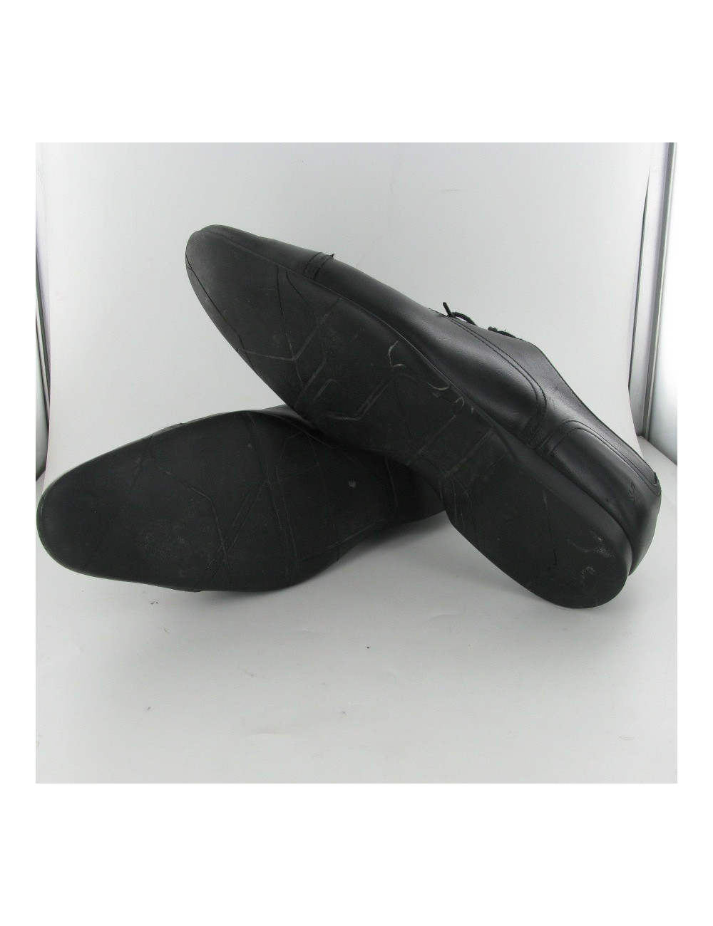 Derbys en cuir noir PAUL SMITH