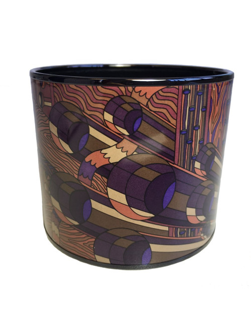 Bracelet  HERMES GM "Point d'orgue" en émail multicolore