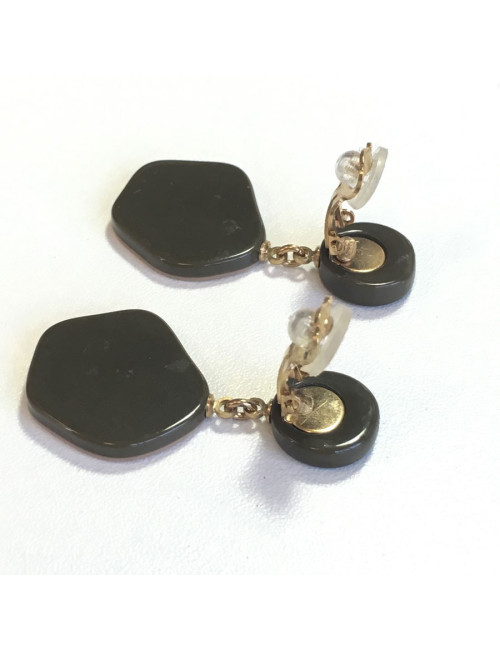 Boucles d'oreille clips CHANEL camélias