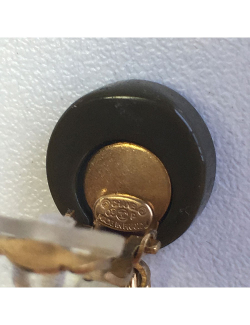 Boucles d'oreille clips CHANEL camélias