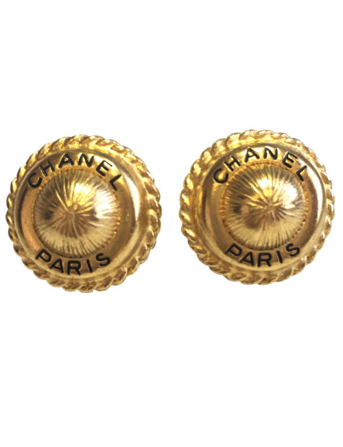 Boucles d'oreille clips CHANEL 95'