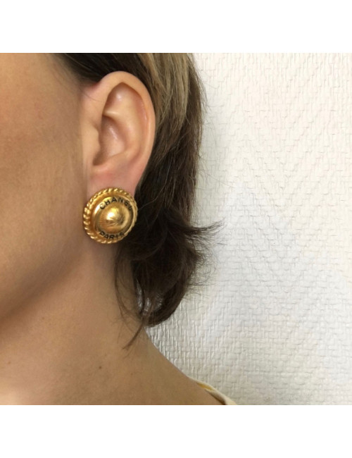 Boucles d'oreille clips CHANEL 95'