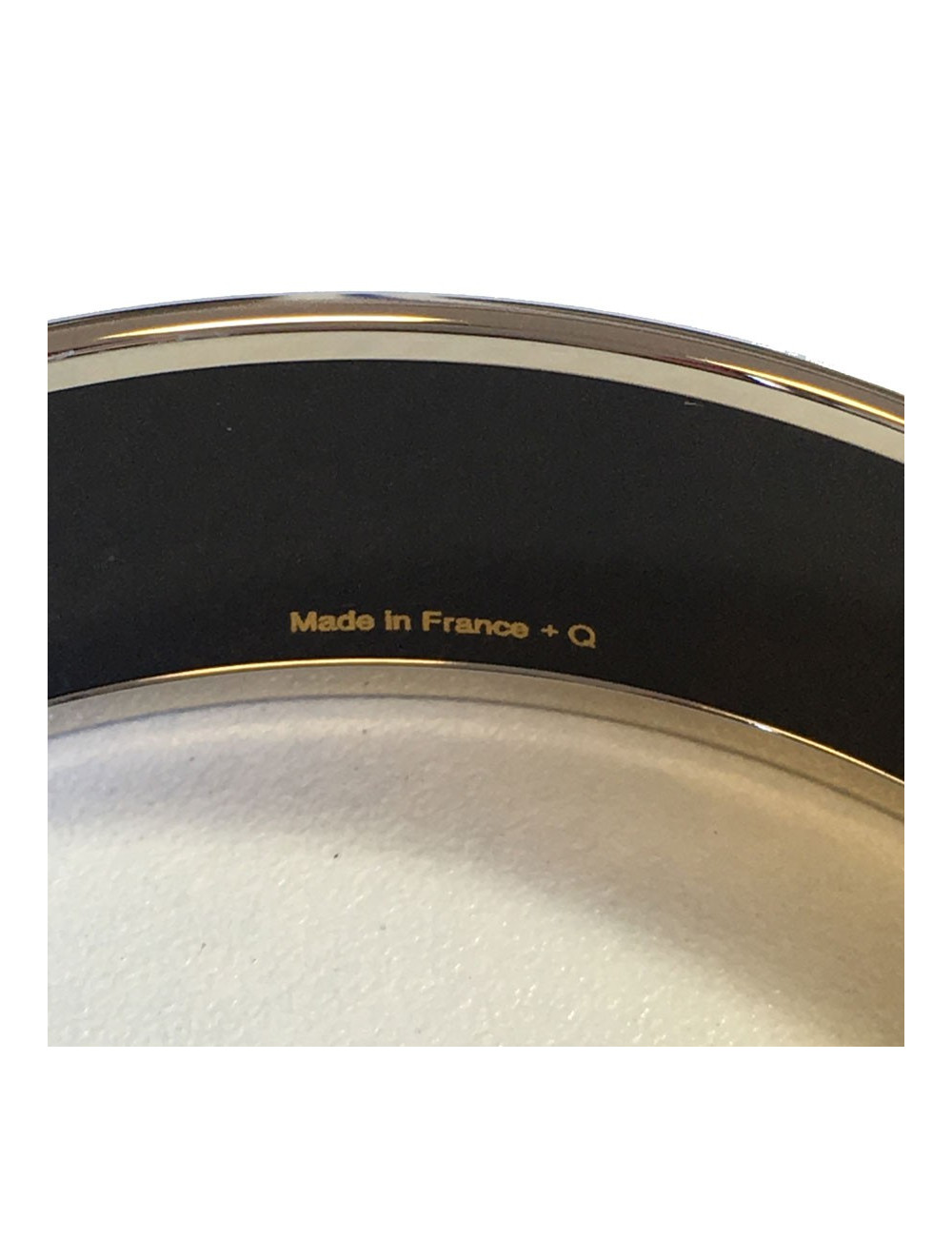 Bracelet HERMES PM en émail multicolore finition palladié